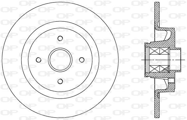 OPEN PARTS Bremžu diski BDA2511.30